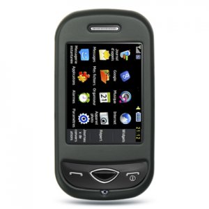 Samsung Holic Black Hard Rubberized Case