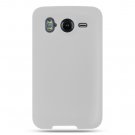 HTC Inspire White Silicone Case + Screen Protector