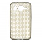 HTC Inspire Gray/Smoke TPU Argyle Case