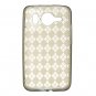 HTC Inspire Gray/Smoke TPU Argyle Case