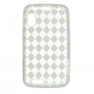 Clear Argyle TPU Case Cover for Motorola Atrix 4G