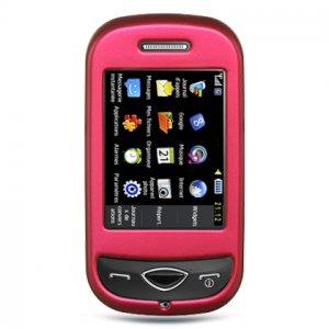 Samsung Holic Pink hard rubberized cover