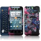 HTC Evo Shift 4G Koi Fish Design Hard 2-pc Plastic Case + Car Charger