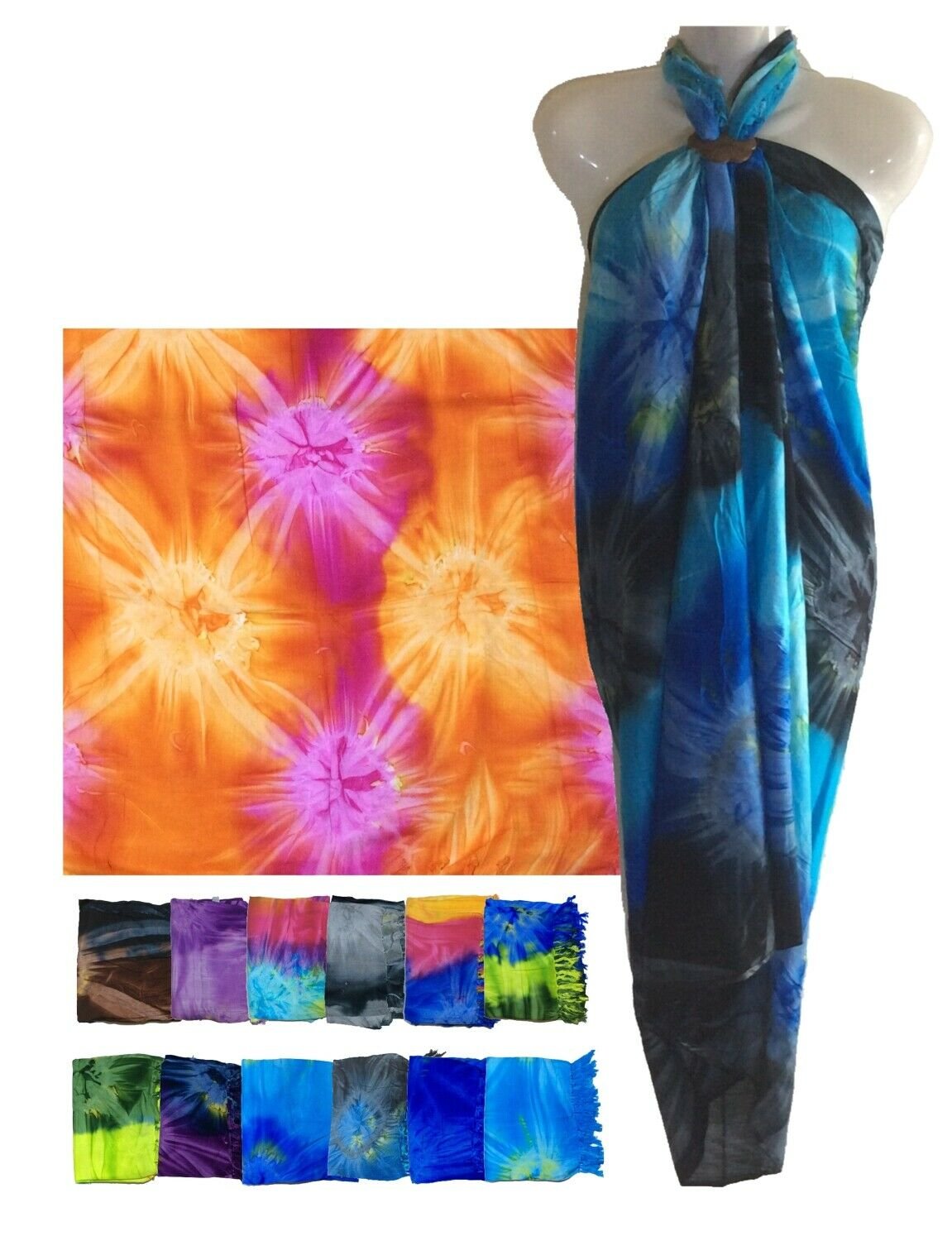 SARONG PAREO BEACH COVERUP