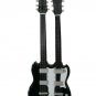 Led Zeppelin miniature double and triple neck guitar decorative