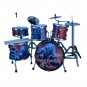 Motorhead. miniature drum set decorative