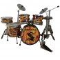 Motorhead. miniature drum set decorative