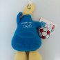 2004 Athens olympic games official phoebus mascot with soccer ball