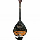 miniature Greek wooden bouzouki decorative 21 cm  (8,2 ") with stand