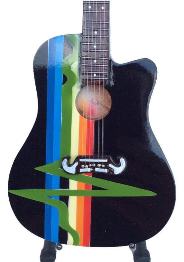 Pink Floyd miniature guitar decorative