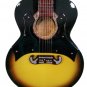 Johnny Cash miniature guitar decorative