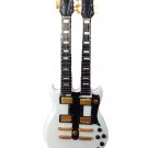 miniature double guitar decorative