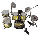 Nirvana miniature drum set decorative