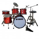 Yamaha red miniature drum set decorative