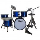 Blue miniature drum set decorative