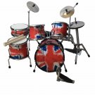 English flag miniature drum set decorative