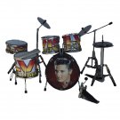 Elvis miniature drum set decorative