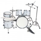 White miniature drum set