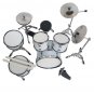 White miniature drum set