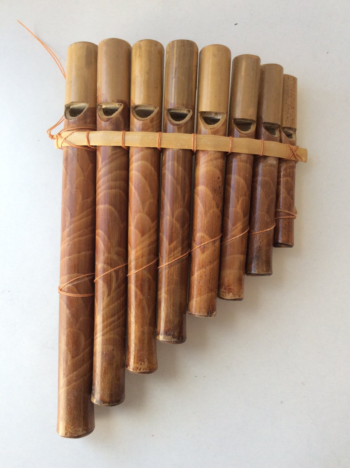 Pan pipes made from bamboo