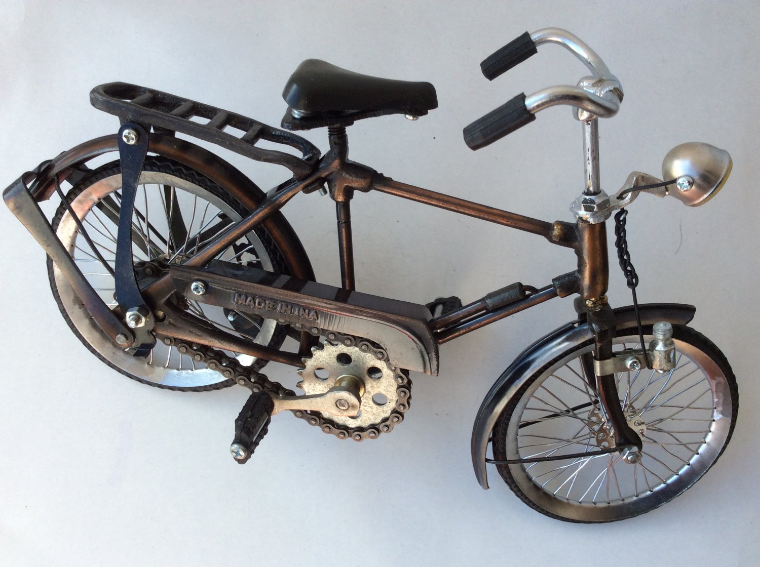 miniature metal bicycle