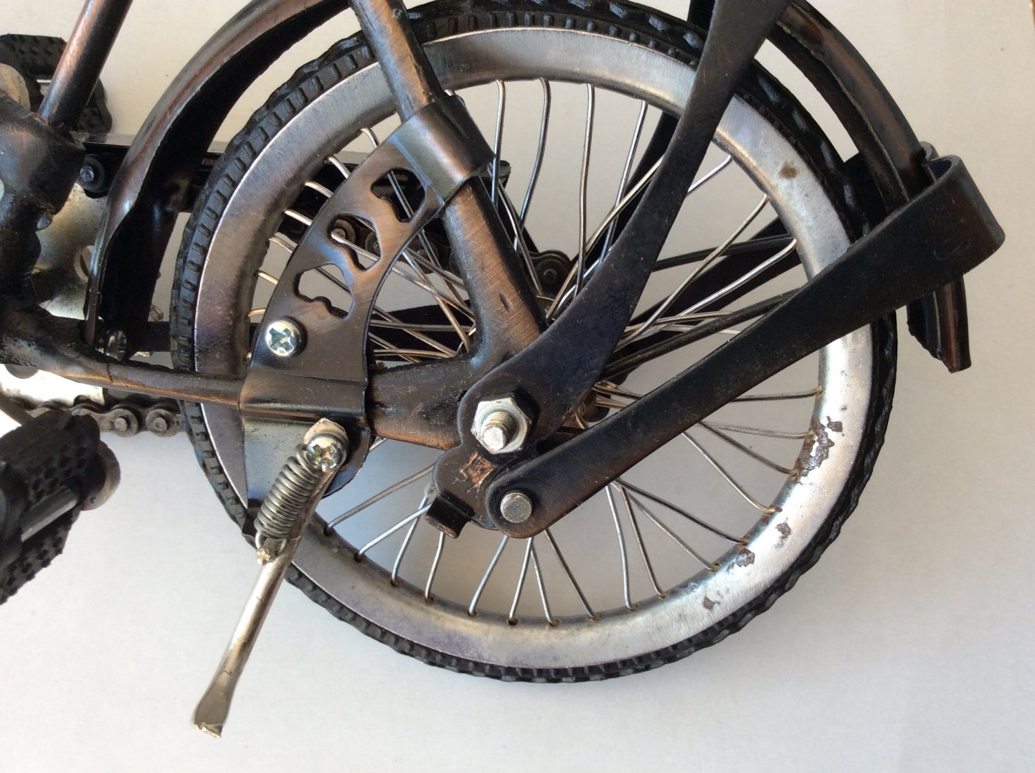 miniature metal bicycle