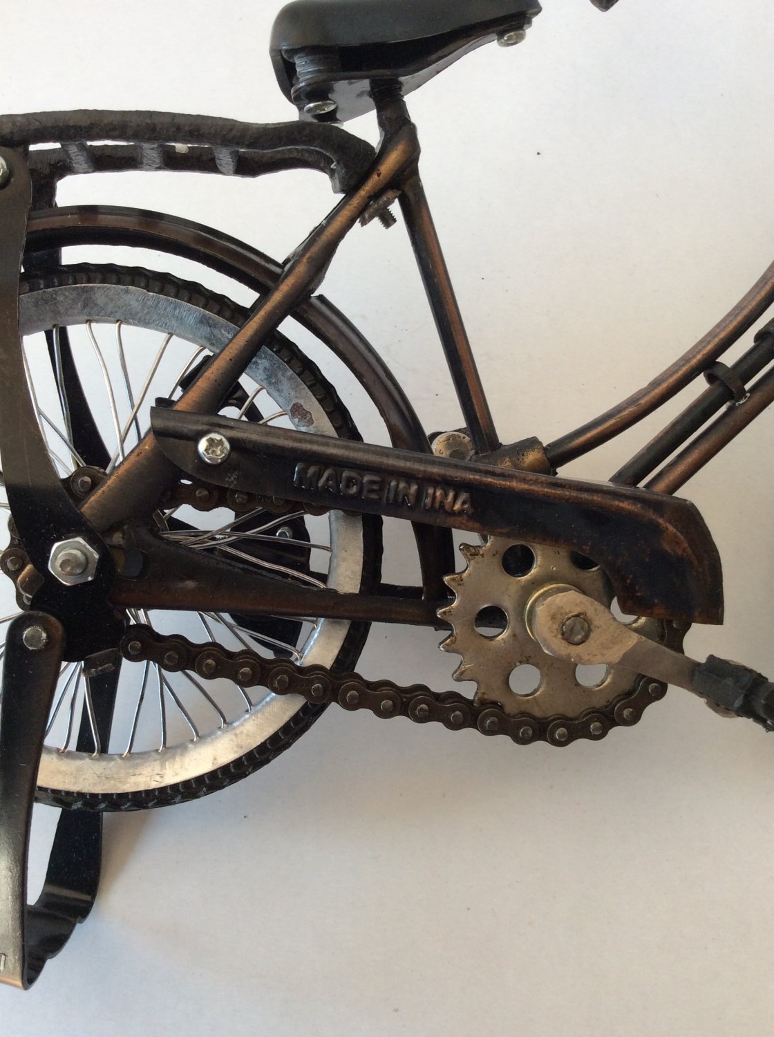 miniature metal bicycle