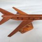 Wooden miniature airplane