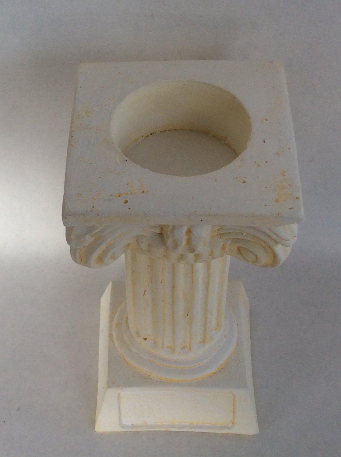 Ancient Greek column reso candle holder