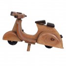 Miniature wooden Vespa scooter decorative