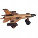 Wooden miniature aeroplane