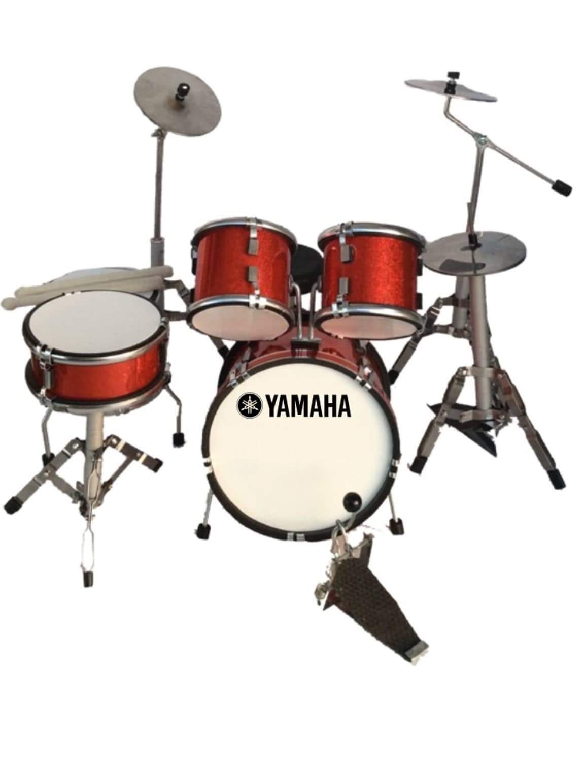 Miniature drum set
