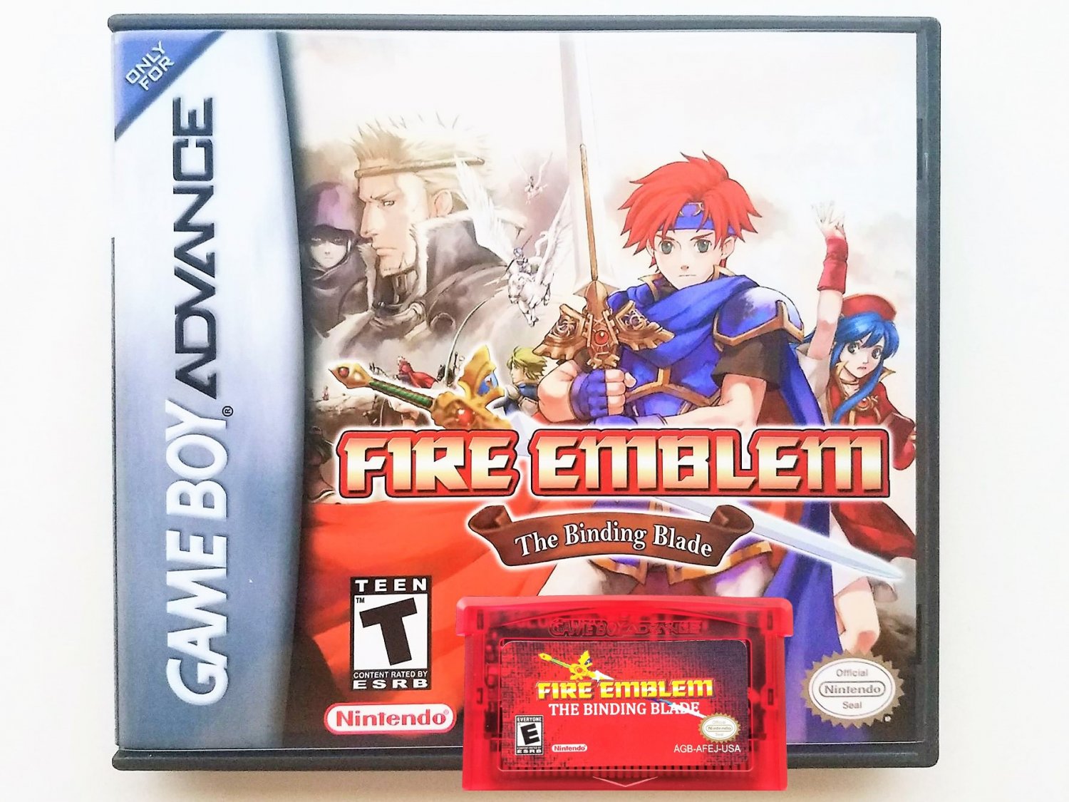 Fire Emblem Binding Blade Game + Case GBA Game Boy Advance English Translated (USA)