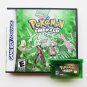 Pokemon Emerald Gameboy Advance GBA Custom Game / Case - USA Seller
