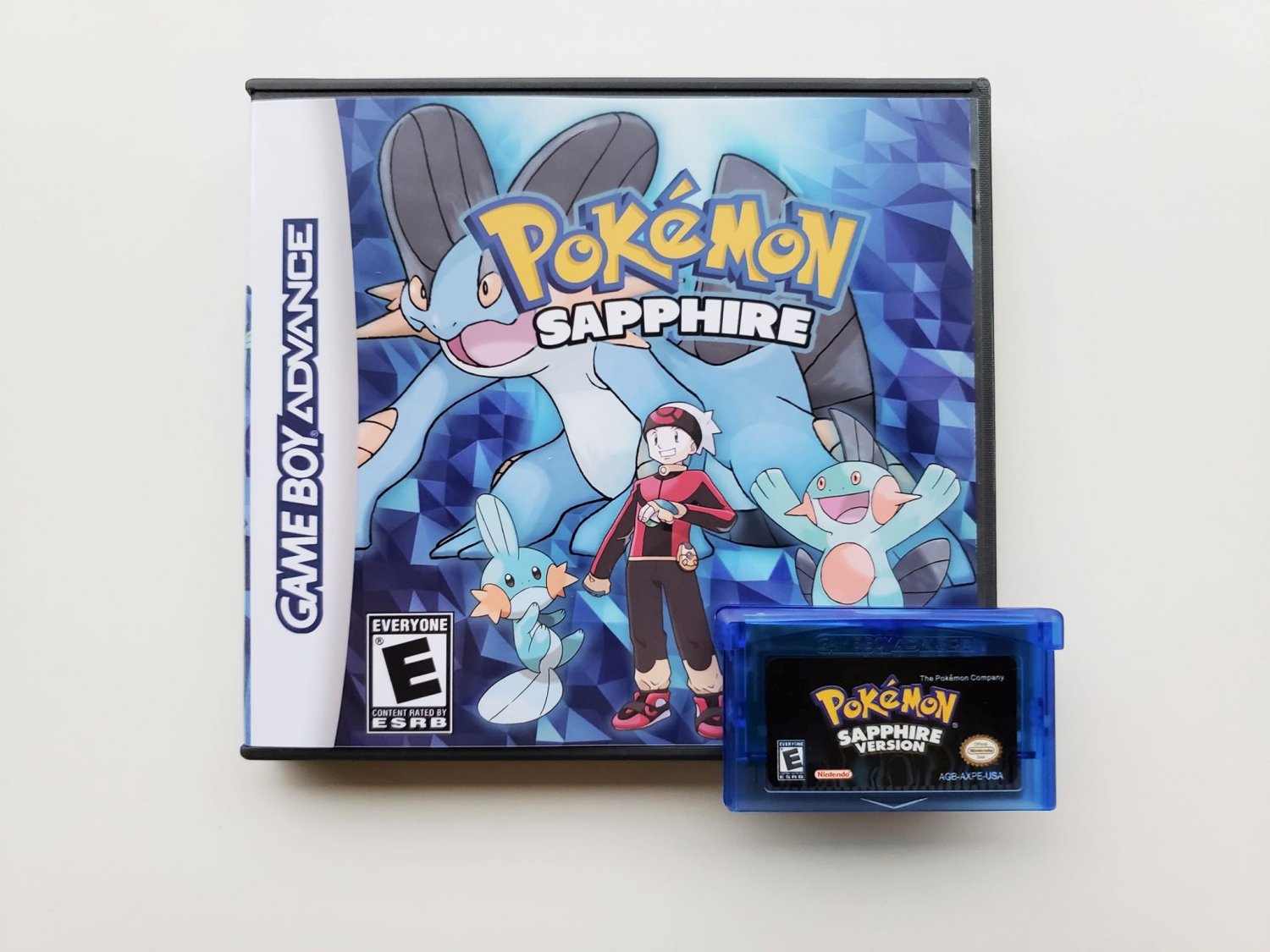 Pokemon Sapphire Gameboy Advance GBA Custom Game / Case USA Seller