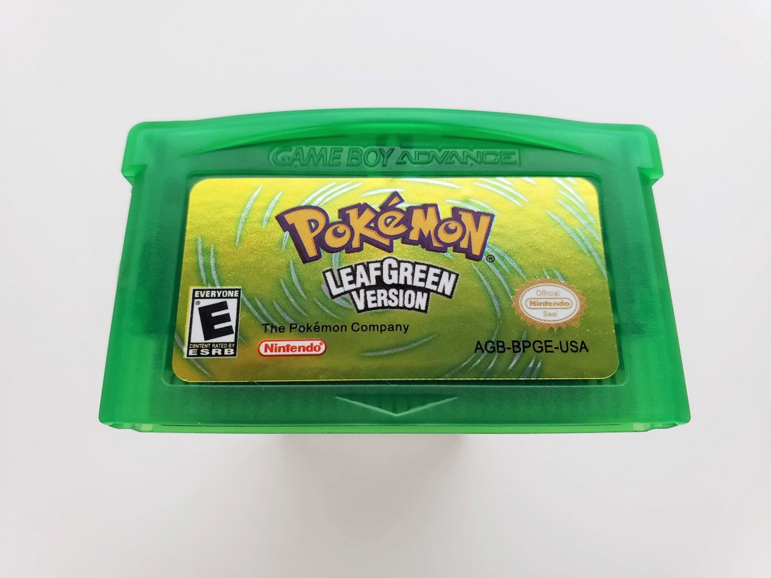 Pokemon Leaf Green Gameboy Advance GBA Custom Game / Case - USA Seller