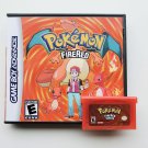 Pokemon FIre Red Gameboy Advance GBA Custom Game / Case - USA Seller
