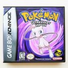 Pokemon Ultra Violet Game / Case Nintendo Game Boy (GBA) -  Fan Made USA Seller