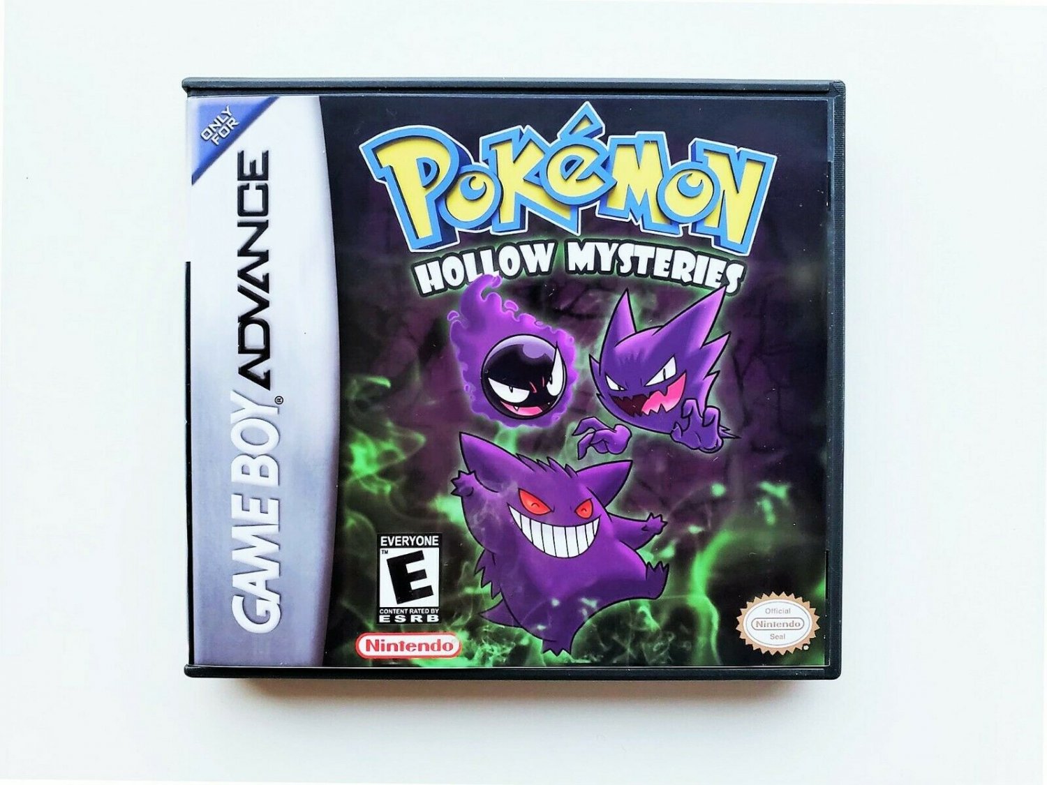 Pokemon Hollow Mysteries Game / Case Gameboy Advance GBA Fan Made Mod (USA)