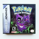 Pokemon Hollow Mysteries Game / Case Gameboy Advance GBA Fan Made Mod (USA)