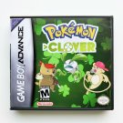 Pokemon Clover + Case (Fakemon) - GBA Gameboy Advance Fan Made Mod (USA Seller)