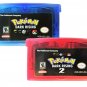 Pokemon Dark Rising 1 and 2 Gameboy Advance GBA Custom Fan Made Game / Case USA