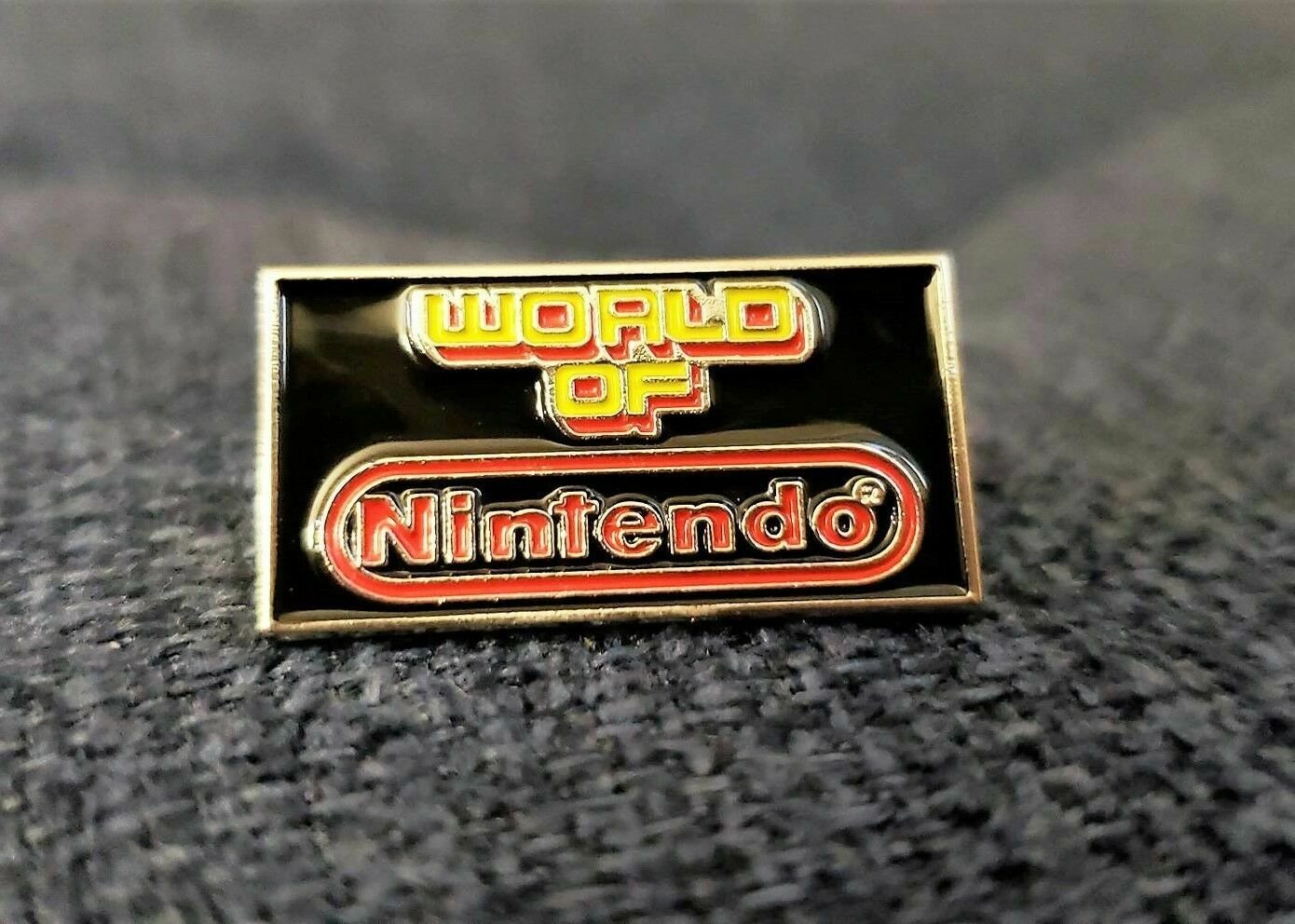 World of Nintendo Enamel Metal Lapel Pin (Promo Memorabilia Sign Collectible)