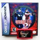 Resident Evil 2 Prototype Tech Demo Game Boy Advance GBA Custom (Unreleased USA)