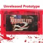 Resident Evil 2 Prototype Tech Demo Game Boy Advance GBA Custom (Unreleased USA)