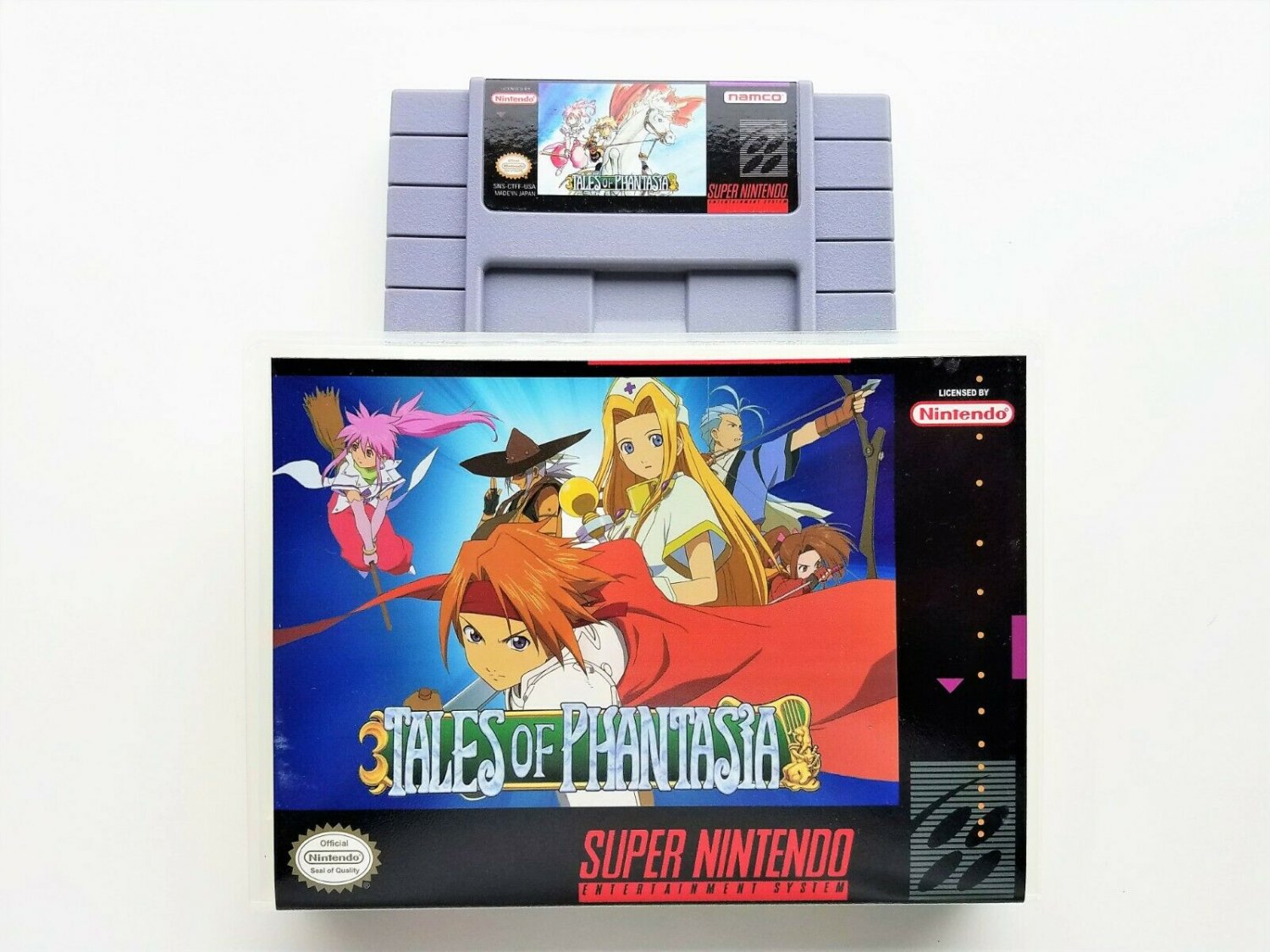 Tales of Phantasia Game / Case SNES Super Nintendo (English Translation) RPG USA