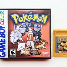 Pokemon Brown Version - Game / Case Gameboy (GB / GBC / GBA) Fan Mod USA Seller