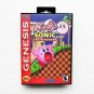 Kirby in Sonic the Hedgehog Game / Case - Fan Made Mod - Sega Genesis USA Seller