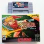 Legend of Zelda Parallel Worlds Game / Case - Super Nintendo SNES (USA Seller)