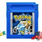 Pokemon Blue DX FULL COLOR Case / Game (Nintendo Game Boy) GBC / GBA (US Seller)